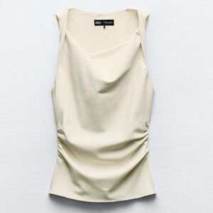 Zara Twisted Sleeveless Top